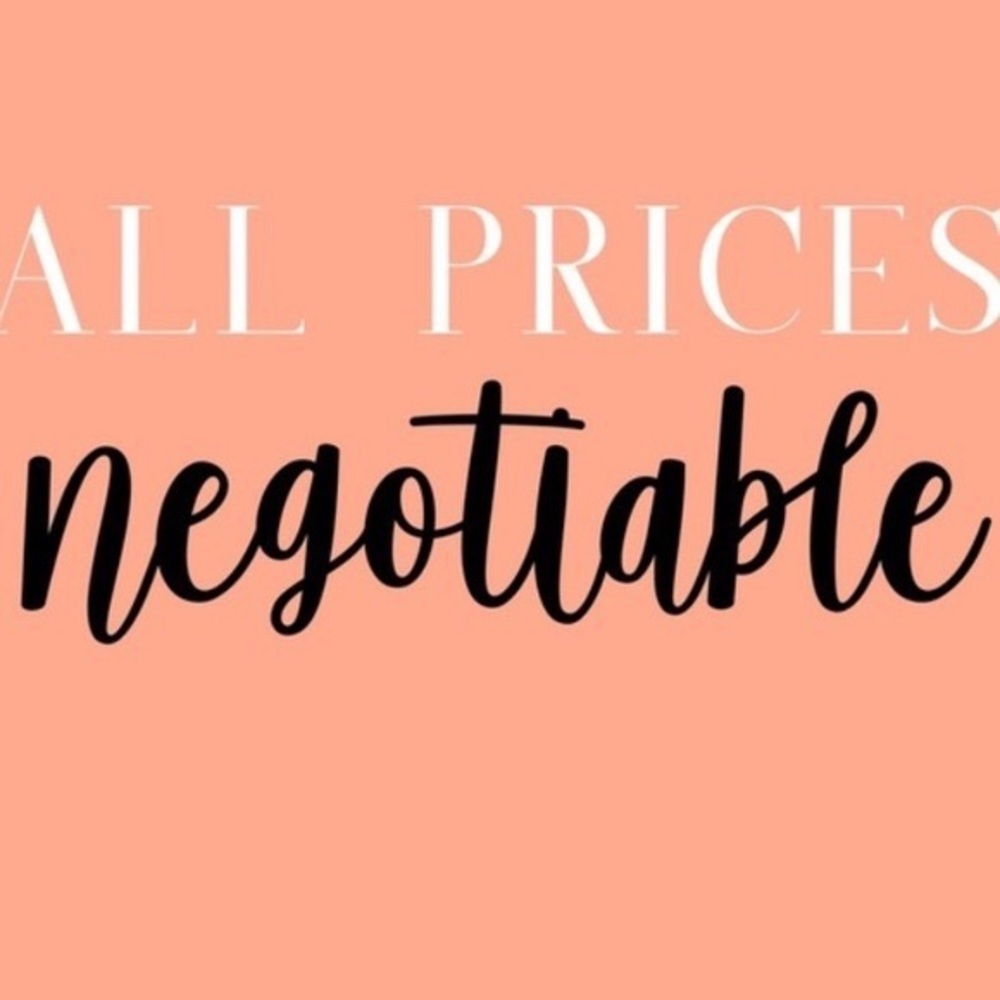Negotiable Prices